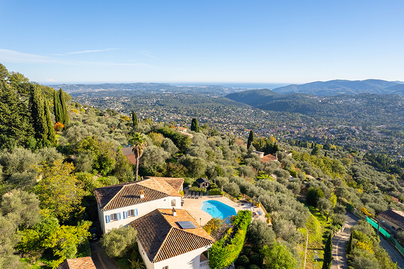 Panoramisch uitzicht over de Provence